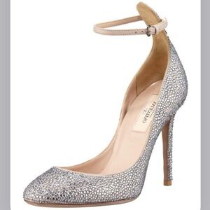 Valentino Garavani Crystal-Covered Tango Stiletto